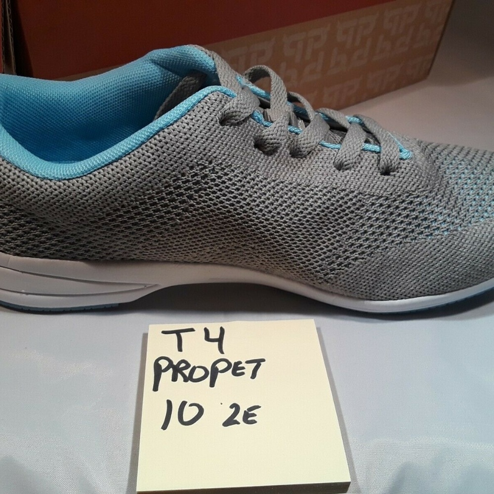 T4 Propet Womens GRAY Sports Athletic Shoe US Wome